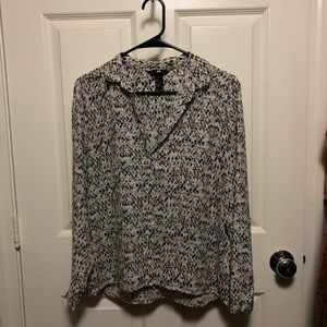 Black & White H&M’s Blouse